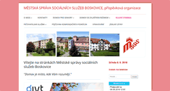 Desktop Screenshot of msssboskovice.cz
