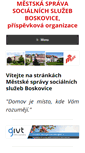 Mobile Screenshot of msssboskovice.cz